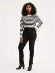 Jean's 724 Taille Haute Straight "Black Sheep"  - Levi's