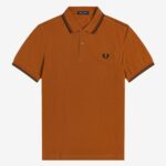 FRED PERRY 356 ROUILLE BDX NOIR