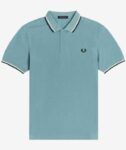 Polo M3600 (A88) - Bleu fumé - Ecru- Marine  - Fred Perry