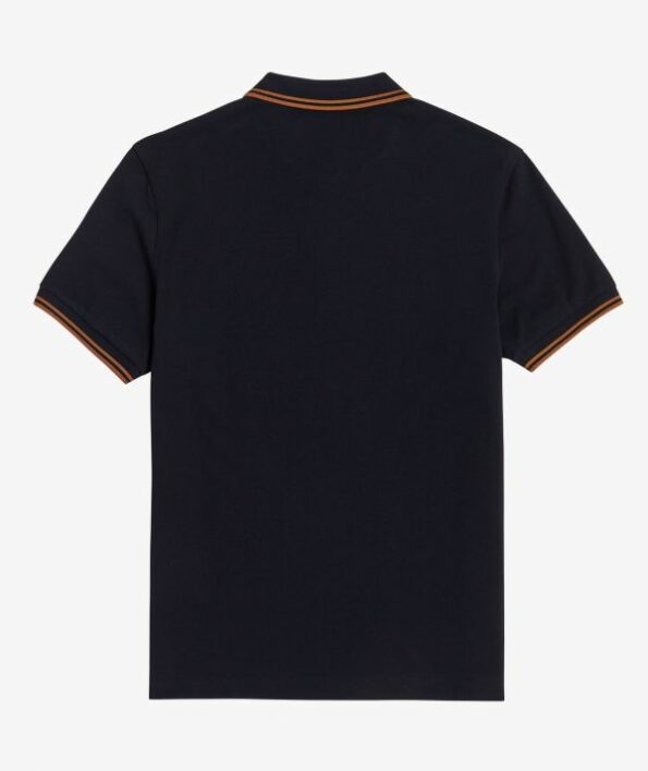 FRED PERRY M68 NAVY CARAMEL IMAGE 2