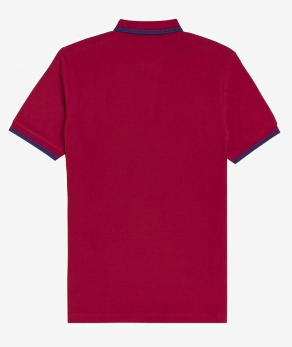 FRED PERRY M78 PAMPLEMOUSSE ROUGE BLEU MOYEN IMAGE 2