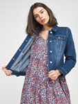 Veste denim "Marion" Stone -  C'est Beau La Vie
