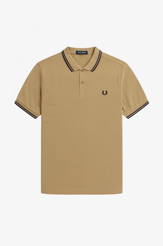 jeans mode Fred Perry M3600 q37 beige marine 1