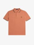 Polo M3600 (V01) Rouille clair -Gris -Vert nuit - Fred Perry