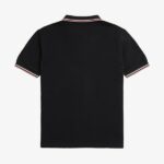 JEANS MODE FRED PERRY M3600 V04 NOIR ECRU ROSE POUDRE 1