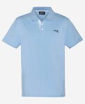 Polo manches courtes PSMILTON "Bleu ciel - Blanc "  - SCHOTT