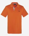 Polo manches courtes PSMILTON "Orange - Gris  "  - SCHOTT
