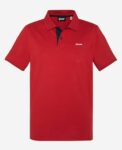 SCHOTT POLO PSMILTON ROUGE MARINE JEANS MODE 1