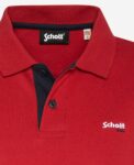 SCHOTT POLO PSMILTON ROUGE MARINE JEANS MODE 1