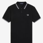 JEANS MODE FRED PERRY 350 NOIR BLANC BLANC 1