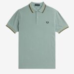 JEANS MODE FRED PERRY W62 BLEU ARGENTE NID D’ABEILLE NOIR 1