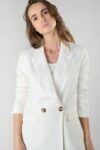 LE TEMPS DES CERISES FBEKY veste blanche jeansmode 1