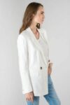 LE TEMPS DES CERISES FBEKY veste blanche jeansmode 1