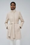 Manteau 3/4 beige clair  avec ceinture "Grace"  - Salsa