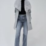 21007140 manteau gris Salsa jeans mode 1