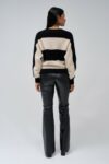 21008873 pull beige et noir Salsa jeans mode 1