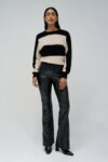 21008873 pull beige et noir Salsa jeans mode 1