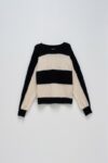 21008873 pull beige et noir Salsa jeans mode 1