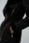 21008879 manteau long Diana Salsa noir jeans mode 1