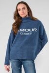 Pull Darry - bleu denim  -  Le Temps des Cerises
