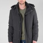 LE TEMPS DES CERISES PARKA HOMME TITAN NOIR JEANS MODE 3