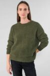 LE TEMPS DES CERISES PULL DAISY KAKI JEANS MODE 1