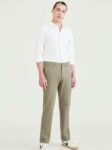 Pantalon Alpha Khaki Smart 360 Flex Slim "Crafted Khaki - Camo green" - Dockers
