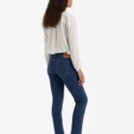 A619900080 LEVIS 712 SLIM WELT POCKET BLUE WAVE DARDK BLEU JEANS MODE 1