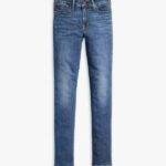 A619900080 LEVIS 712 SLIM WELT POCKET BLUE WAVE DARDK BLEU JEANS MODE 1